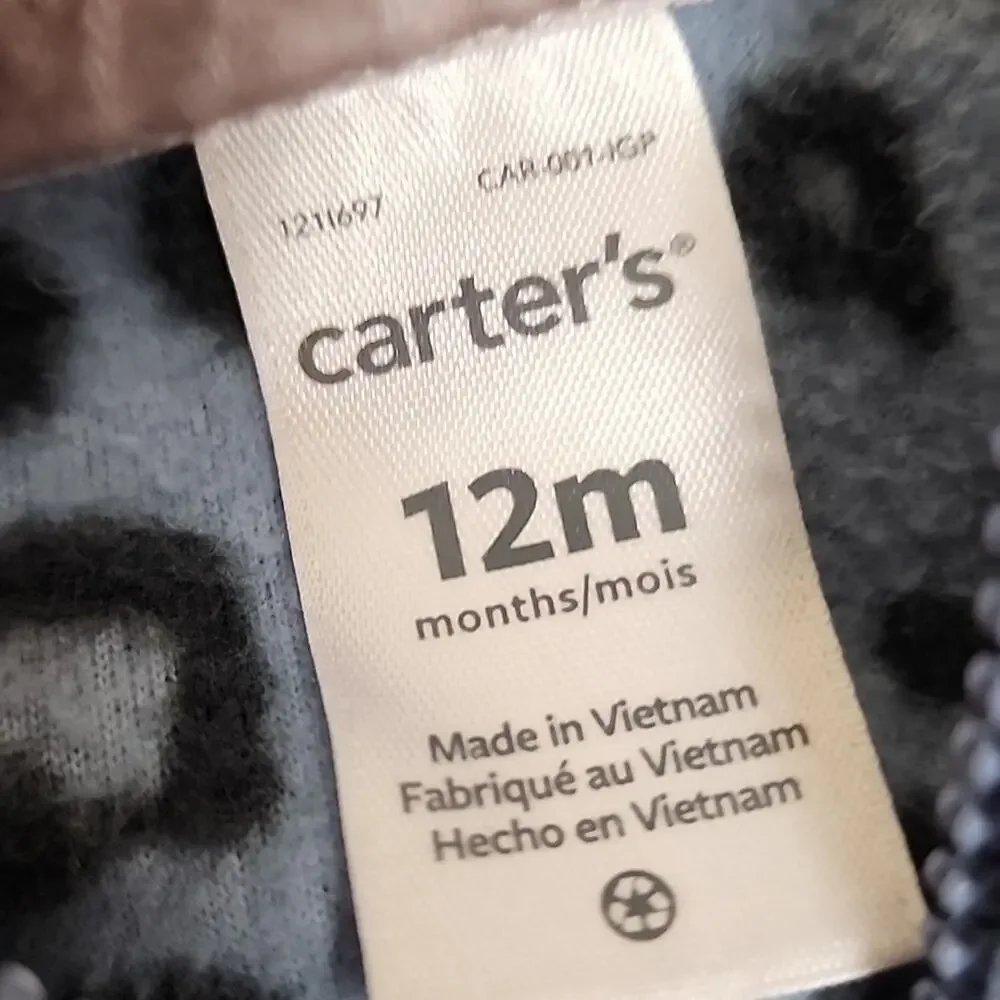 12M Carter's Leopard Jacket
